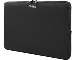 Natec Coral - laptop sleeve - 15.6 inch - Zwart