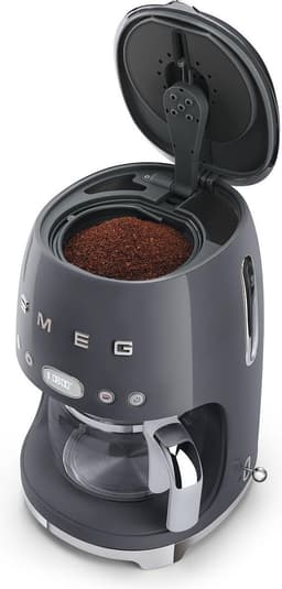 SMEG DCF02GREU - Filterkoffiemachine - Leigrijs - Warmhoudfunctie — thumbnail 2