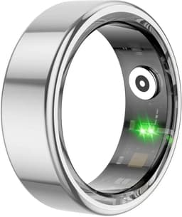 DrPhone RingSense V2 - Smart Ring - Europese ringmaat 59 - IP68 Waterdicht - 24-Uur Hartslagmonitoring – Slaapmonitor – Stappenteller – Mobiele App - Zilver — thumbnail 2