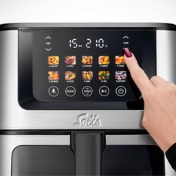 Solis Airfryer Air Fry & Dry XL - Multifunctionele Heteluchtfriteuse - 40 tot 230 Graden - 7.5L - 10 Verschillende Programma's - Zwart — thumbnail 8