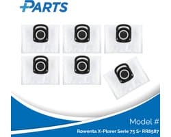 Rowenta X-Plorer Serie 75 S+ RR8587 Stofzakken (6 Stuks, Plus.Parts® alternatief voor ZR200540)