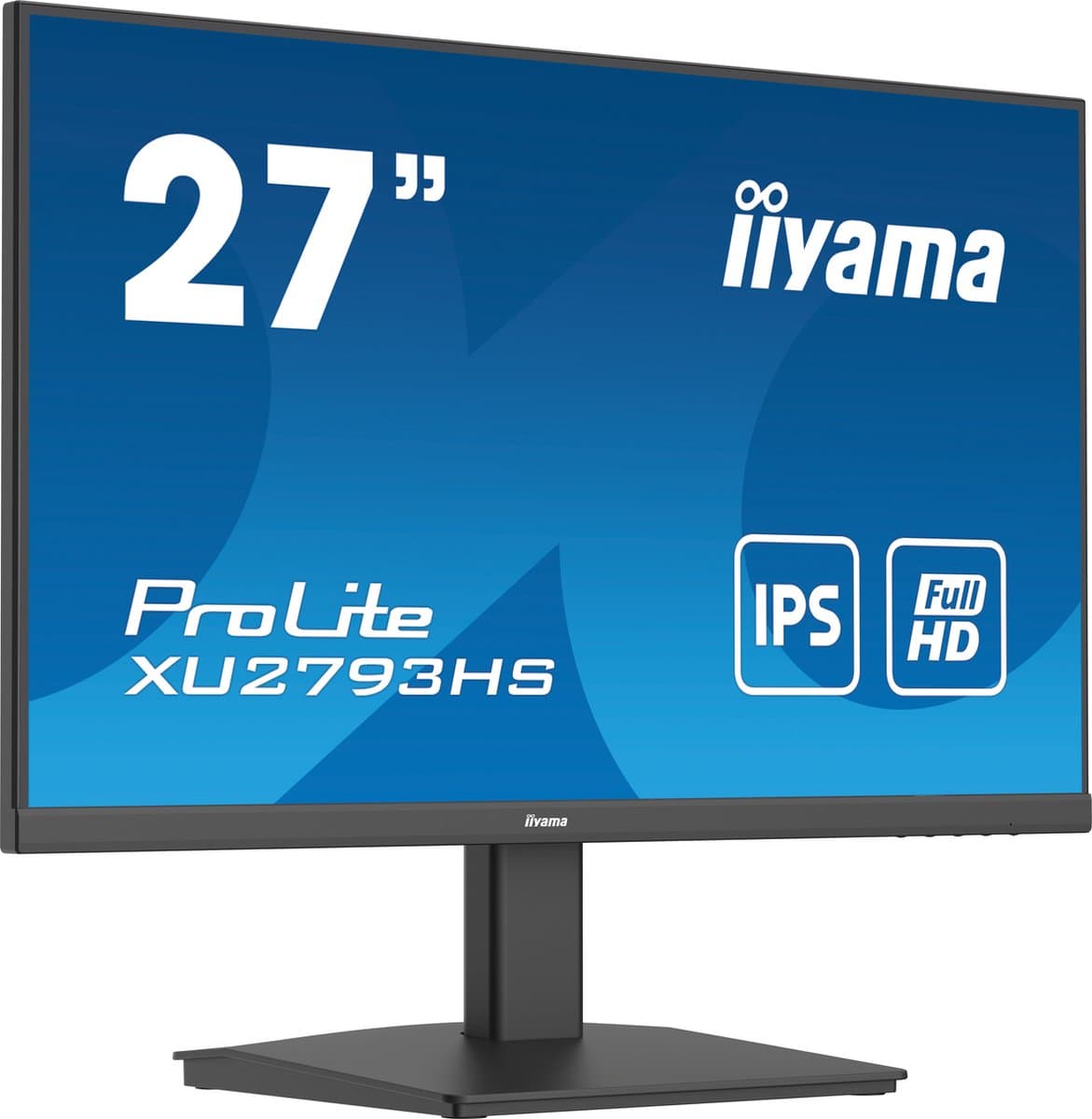 iiyama ProLite XU2793HS-B7 IPS monitor met edge-to-edge design, 68,6 cm (27"), Full HD 1920x1080, zwart — afbeelding 1