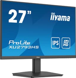 iiyama ProLite XU2793HS-B7 IPS monitor met edge-to-edge design, 68,6 cm (27"), Full HD 1920x1080, zwart — thumbnail 1