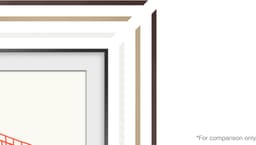 Samsung - The Frame (2021) - 55" Lijst - Walnoot - VG-SCFA55BWBXC — thumbnail 7