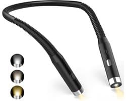 ApexArte® Nekleeslamp Oplaadbaar - Neklampje voor Haakwerk - Boeklampje