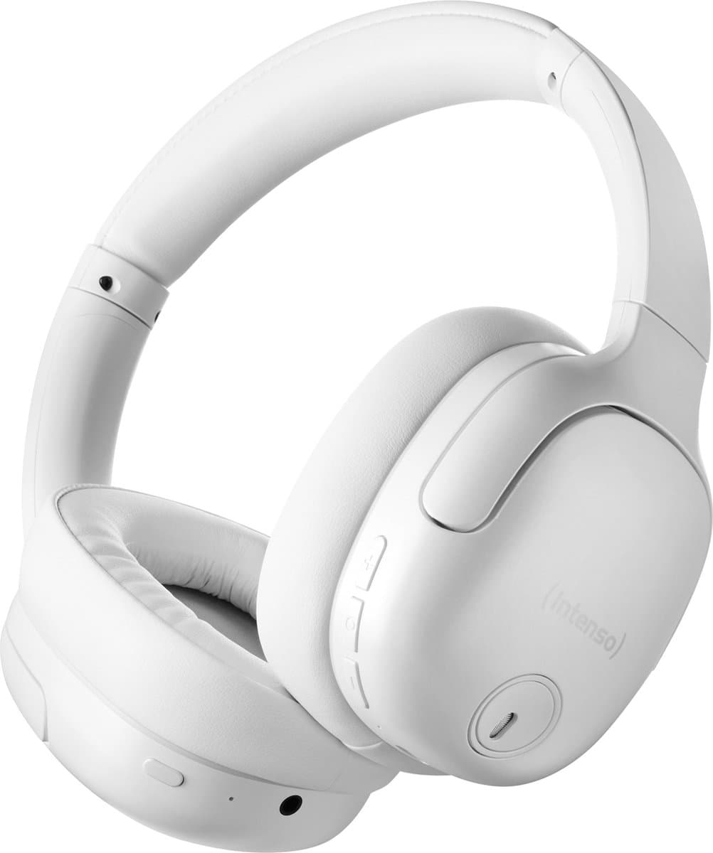 (Intenso) O400HA Bluetooth over-ear koptelefoon met actieve ruisonderdrukking (ANC) - wit — afbeelding 1