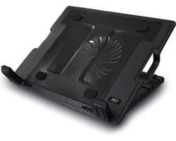 DailySupplies® Laptop Cooler - Laptop Stand - Laptop Verhoging - Standaard - Cooling Pad - Zwart