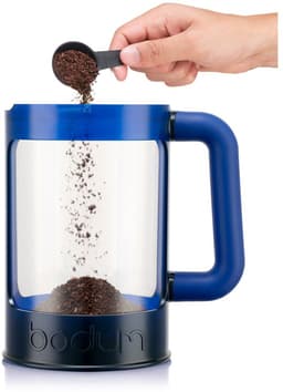 Bodum | Bean set Candy Blue | Cafetière voor ijskoffie met 2 bekers en ijsblokjeshouder | 1,5L — thumbnail 3