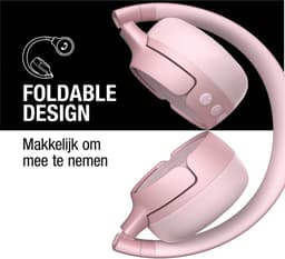 Fresh ‘n Rebel Code Fuse – Draadloze on-ear koptelefoon - Bluetooth - 30 uur Speeltijd - Pastel Pink — thumbnail 5