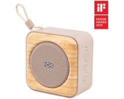House of Marley Roots bluetooth speaker - Draadloze compacte speaker - Ingebouwde Flesopener - Quickcharge - Waterproof - 10 uur Batterijduur - Gemaakt van Duurzame Materialen - Cream