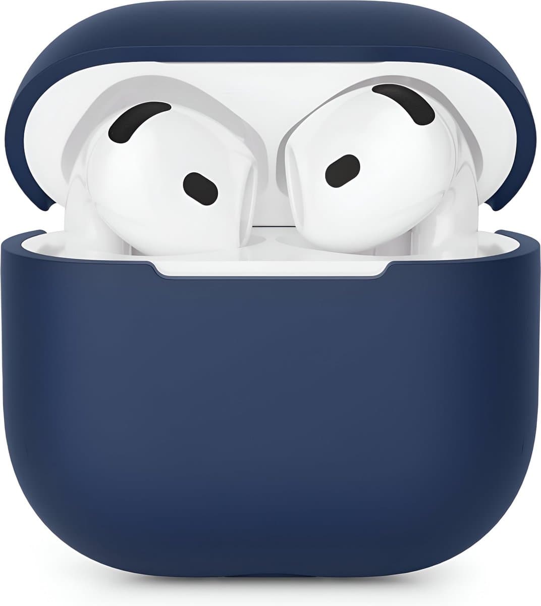Studio Air Hoesje geschikt voor Airpods 4 - Schokbestendige Siliconen Case - Royal Blue — afbeelding 1