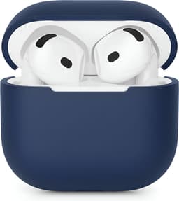 Studio Air Hoesje geschikt voor Airpods 4 - Schokbestendige Siliconen Case - Royal Blue — thumbnail 1