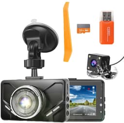 ApexArte® Dual Dashcam - Dashcam voor Auto - Dashcams - Zwart — thumbnail 1