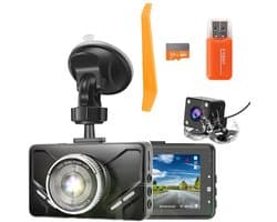 ApexArte® Dual Dashcam - Dashcam voor Auto - Dashcams - Zwart