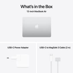 Apple MacBook Air (2025) 13 - M4 - 24 GB - 512 GB - Zilver — thumbnail 2