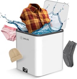 Bolke® - Mini wasmachine - kleine wasmachine - camping wasmachine - compact - Mooi design - 4.5L- Makkelijk mee te nemen! — thumbnail 1