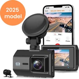 Avalect RoadGuard+ Dashcam voor Auto - 2025 - Met App & GPS - Auto Camera Voor en Achter - 4k Camera - Nachtvisie - ingebouwde G-sensor - Inclusief batterij - Incl 32GB SD-kaart — thumbnail 1