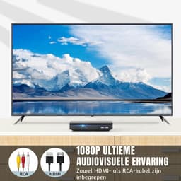 DVD Speler met HDMI - Externe DVD Speler - Blu Ray Spelers – Portable - Zwart — thumbnail 5