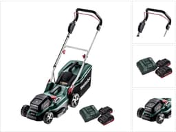 Metabo RM 36-18 LTX BL 36 Accu grasmaaier 36 V ( 2x 18 V ) LTX Brushless + 2x accu 4.0 Ah + lader — thumbnail 1