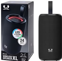 Fresh 'n Rebel - Draadloze Bluetooth Speaker - Speaker Met Verlichting - Double Fun Mode - Zwart — thumbnail 1