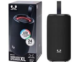 Fresh 'n Rebel - Draadloze Bluetooth Speaker - Speaker Met Verlichting - Double Fun Mode - Zwart