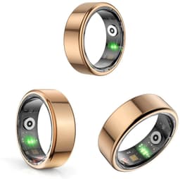 DrPhone RingSense V2 - Smart Ring - Europese ringmaat 62 - IP68 Waterdicht - 24-Uur Hartslagmonitoring – Slaapmonitor – Stappenteller – Mobiele App – Rose Goud — thumbnail 1