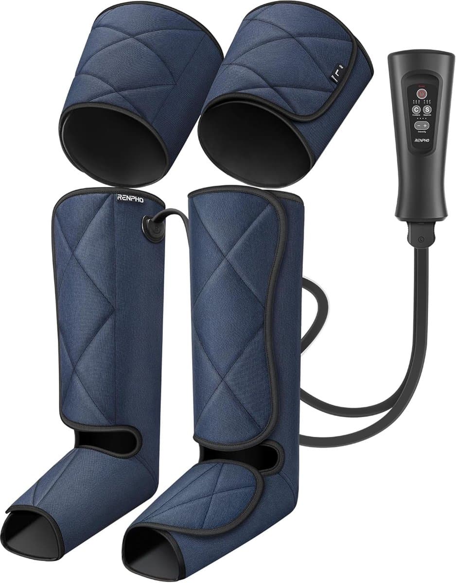 Beenmassageapparaat met Luchtcompressie - 6 Modi & 4 Intensiteiten voor Spierontspanning - Perfect als Kerstcadeau — afbeelding 1