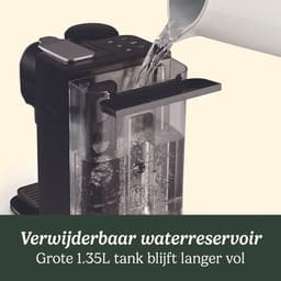 Cuisinart - Single Serve Koffiezetapparaat - Filterkoffie - Ingebouwde RVS koffiemolen - 3 kopgroottes - Herbruikbare filterpod - Zwart — thumbnail 2