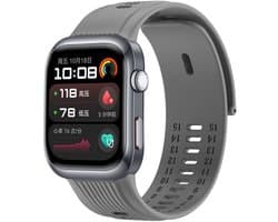 Strap-it Smartwatch siliconen bandje - geschikt voor de Huawei Watch D2 (grijs)