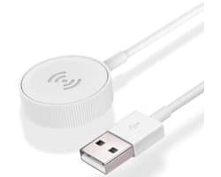 DrPhone Volt2 – Magnetische Draadloze Oplader – USB Laadkabel Adapter – Geschikt voor Apple Watch 38/40/41/42/44/45mm – Wit