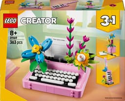 LEGO Creator 3-in-1 - Typemachine met bloemen Constructiespeelgoed — thumbnail 1