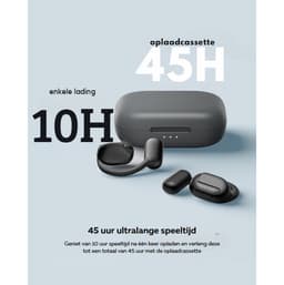 Bone Conduction Headphone - Open Ear Koptelefoon Met Comfortabele Pasvorm - Open Ear Oortjes Met Kristalhelder Geluid - Lange Batterijduur — thumbnail 2