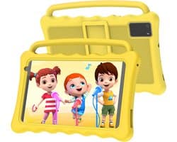 ApexArte® Kindertablet Vanaf 3 Jaar - Tablet Kinderen - Kinderspeelgoed - Geel