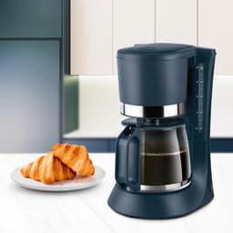 ApexArte® Koffiezetapparaat met Thermoskan - Koffiemachines - Zwart en Grijs — thumbnail 4