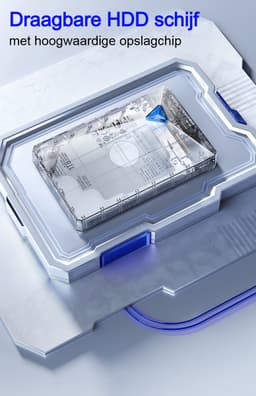 Dutch Wanted Space - Externe harde schijf - 250 GB - Harde schijf extern - HDD - Portable Harde schijven — thumbnail 3