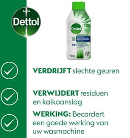 Dettol Wasmachine Reiniger Hygiëne - 250ml x 12 Stuks - voordeelverpakking — thumbnail 5