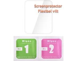 Screenprotector SOFT VILT gps horloge kind - GPSHorlogeKids - Smartwatch voor kinderen - display protector gps horloge kind - Geschikt voor diverse 4G modellen GPSHorlogeKids Wonlex Qlokkie Trackie