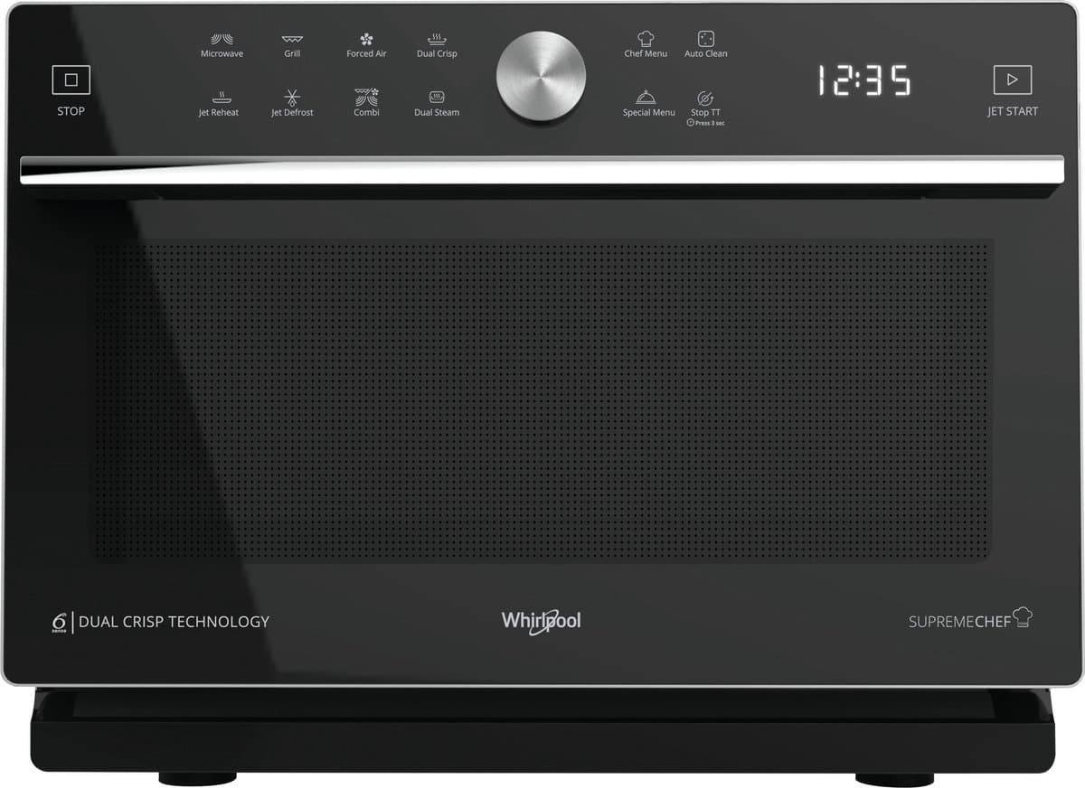 Whirlpool Supreme Chef MWSC 933 SB - Combimagnetron - 33 l - 900 W - Zwart/Zilver — afbeelding 1