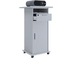 VCM Tafel meubel trolley onderstel beamer projector wielen oprolbaar Neta deur Tafel meubel trolley onderstel beamer projector wielen oprolbaar Neta deur