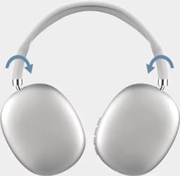 KimDo - Draadlose bluetooth koptelefoon - Zilver - Muziek - Headset - Hoofdtelefoon - Over ear — thumbnail 4