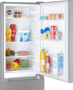 Inventum KV1500S Low Frost energiezuinige koel-vriescombinatie - 150 cm hoog - 174 liter - Energielabel D - Vrijstaand - Zilver — thumbnail 7