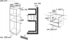 Amica Compacte ingebouwde mutifunctionele oven AMMB44E3GCB Q-TYPE - 44 l - 13 Programma's - Grill - Magnetron - Hetelucht — thumbnail 2