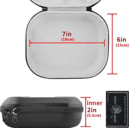 Hoofdtelefoon hoesje / Hard hoesje Draagtas - Over Ear Bluetooth Wireless Headphones - Storage Protective Case - Koptelefoon houder — thumbnail 2
