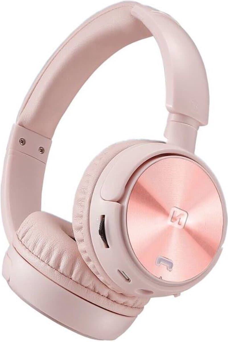 Swissten Trix - Draadloze on-ear koptelefoon - Roze — afbeelding 1