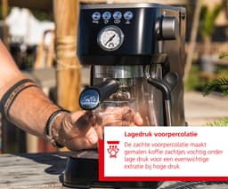 Solis Barista Perfetta Plus 1170 V2 Pistonmachine - Espressomachine - Koffiemachine met Bonen - Zwart — thumbnail 3