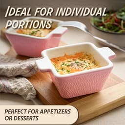 Ovenschaal set / casserole - ovenschotels, Geschikt voor oven & airfryer - Vaatwasmachinebestendig / bakvormen - Ovenbraadpan — thumbnail 3