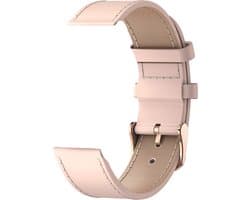 Bizoule Leren Bandje 20mm - Roze - voor Smartwatch Classy Pro, CS3 en Beso
