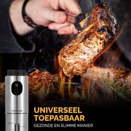 PROKING Olijfolie sprayer - BBQ fles verstuiver - Airfryer keuken spray - Kokos olie - Olijf olie — thumbnail 4
