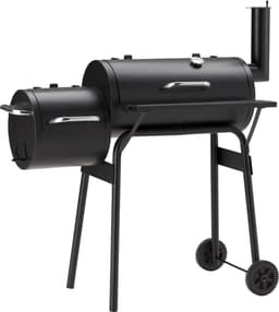 Zomerbundel Landmann Smoker Joe 100 Zwart - Met Gereedschapskoffer - Met thermometer - Met deksel - Met werkblad - Met wielen - Met bestek - Rookoven - Houtskool Barbecue - Charcoal grill - Amerikaanse look - — thumbnail 2