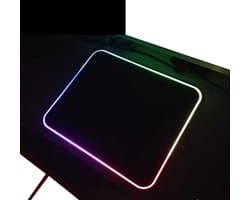 LED Gaming Muismat voor PC Computer Laptop Macbook Muis Mat - Mouse Gel Mat Geschikt voor: PC Computer Laptop Macbook 800x300x4mm - Zwart